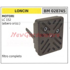 Air filter for LONCIN horizontal shaft motor LC 152 028745 | NewgardenParts.com