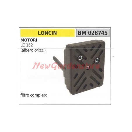 Filtro aria per LONCIN motore albero orizzontale LC 152 028745 | NewgardenParts.com