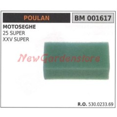 Filtro aria POULAN per motosega 25 SUPER XXV SUPER 001617 | NewgardenParts.com