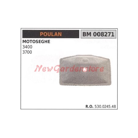 Filtro aria POULAN per motosega 3400 3700 008271 | NewgardenParts.com