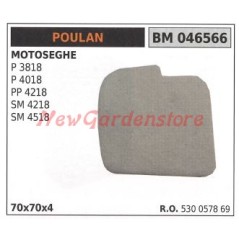 Filtro aria POULAN per motosega P 3818 4018 PP 4218 SM 4218 4518 046566 | NewgardenParts.com