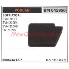 Filtro aria POULAN per soffiatore BVM 200FE 210FA 210VS SM 210VS 045950 | NewgardenParts.com