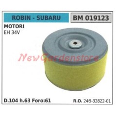 Filtro de aire ROBIN para motor de cortacésped EH 34V EH34V 019123