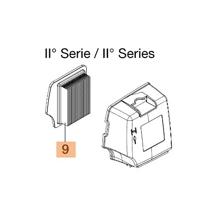 Filtro aria soffiatore modelli BV300 56550208R OLEOMAC | NewgardenParts.com