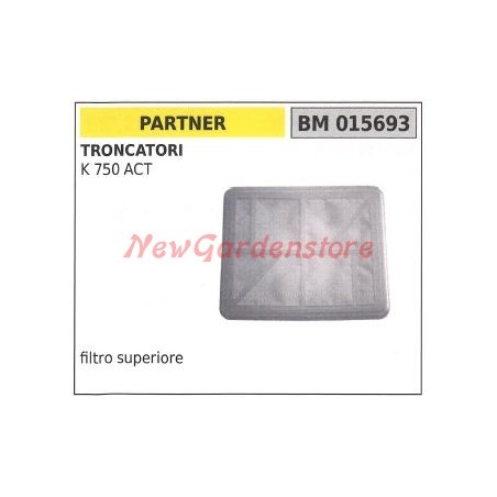 Filtro aria superiore PARTNER per troncatore K 750 ACT 015693 | NewgardenParts.com