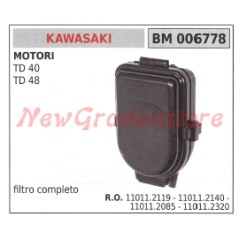 Filtro aria supporto + coperchio KAWASAKI decespugliatore TD 40 48 006778 | NewgardenParts.com