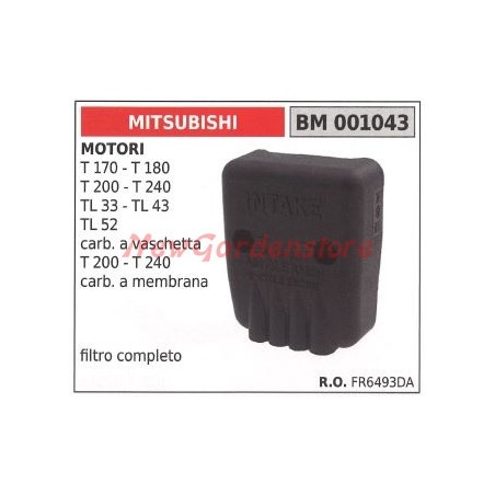 Filtro aria supporto MITSUBISHI motore 2tempi decespugliatore tagliasiepe 001043 | NewgardenParts.com