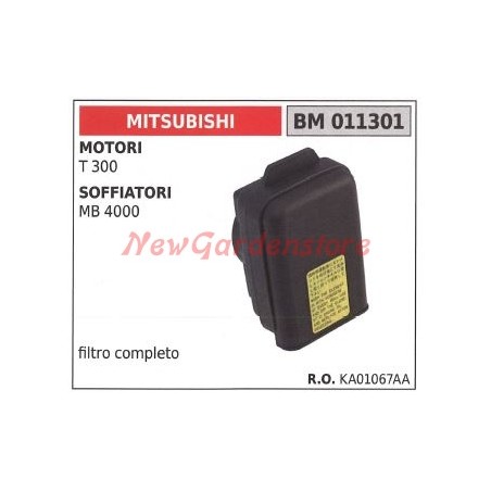 Filtro aria supporto MITSUBISHI motore decespugliatore tagliasiepe KA01067AA | NewgardenParts.com