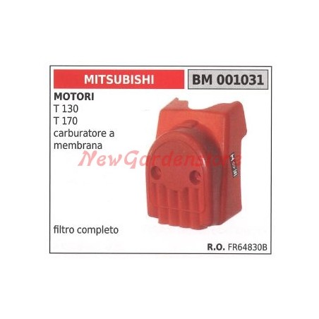 Filtro aria supporto MITSUBISHI motore decespugliatore tagliasiepe T130 001031 | NewgardenParts.com