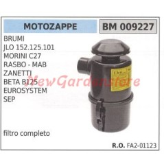 Filtro aria supporto motore montato su motozappa BRUMI MORINI C27 009227 | NewgardenParts.com