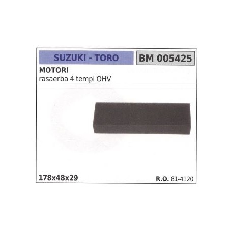 Filtro aria TORO per motore rasaerba 2 tempi 005425 | NewgardenParts.com