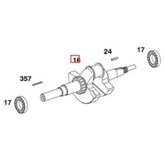 Albero motore originale BRIGGS & STRATTON 690539 | NewgardenParts.com