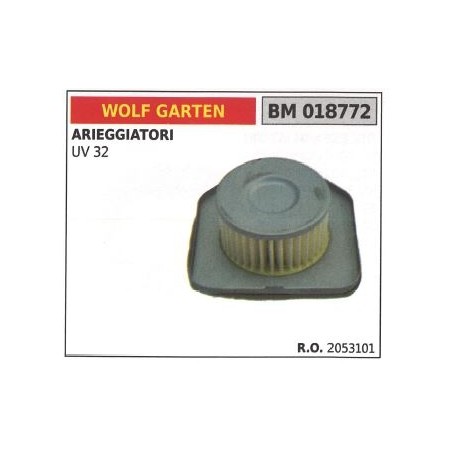 Filtro aria WOLF GARTEN per arieggiatore UV 32 018772 | NewgardenParts.com