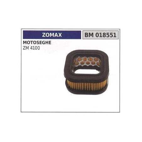 Filtro aria ZOMAX per motosega ZM 4100 ZM4100 018551 | NewgardenParts.com