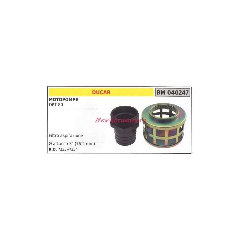 Filtro de aspiración motobomba DUCAR DPT 80 040247