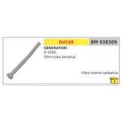 Filtro benzina interno serbatoio DUCAR D1000i per generatore codice 038309 | NewgardenParts.com