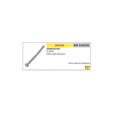 DUCAR D1000i internal fuel filter for generator code 038309 | NewgardenParts.com