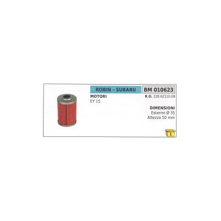 Filtro benzina ROBIN - SUBARU EY15 Ø esterno 35mm rasaerba 228.62110.08 | NewgardenParts.com