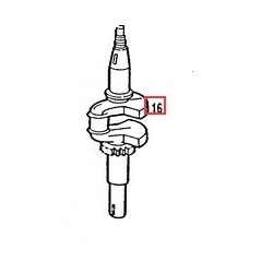 Albero motore originale rasaerba tagliaerba BRIGGS & STRATTON 493962 | NewgardenParts.com