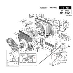 Filtro diesel supporto 1105-1505 15224 ORIGINALE GIANNI FERRARI 00.55.01.0390 | NewgardenParts.com