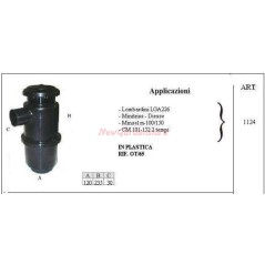Filtre à huile LOMBARDINI pour motoculteur LGA226 1124 | NewgardenParts.com