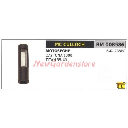 Filtro olio MC CULLOCH per motosega DAYTONA 1000 TITAN 35 40 008586 | NewgardenParts.com