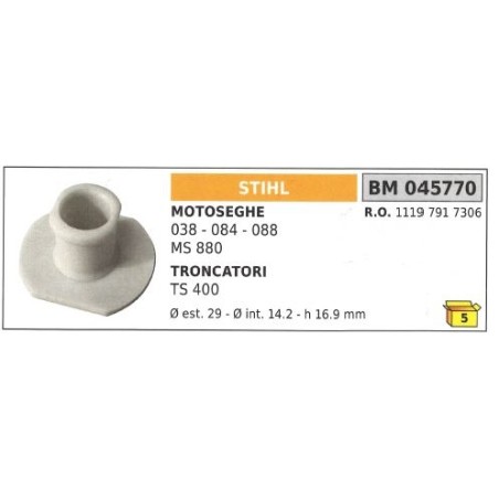 Antivibrante STIHL motosega 038 084 088 MS 880 troncatore TS 400 045770 | NewgardenParts.com