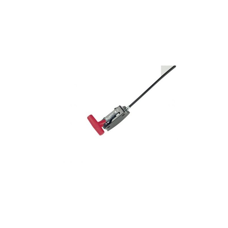 Universal Bowden cable with red throttle lever 1200 mm