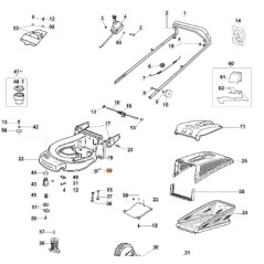 Antivibrante tagliaerba modelli MAX48PK MAX48TK ORIGINALE EMAK 66090155A | NewgardenParts.com