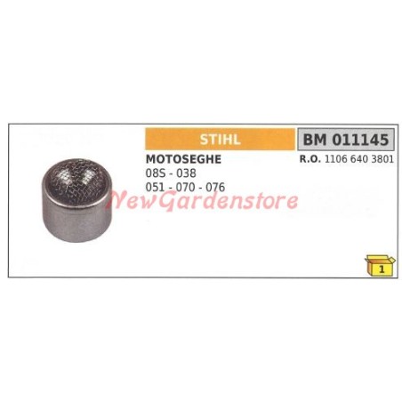 Filtro olio STIHL per motosega 08S 038 051 070 076 011145 | NewgardenParts.com