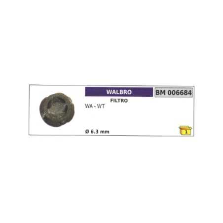 WALBRO Filter Kettensäge WA - WT Ø 6,3 mm 006684 | NewgardenParts.com