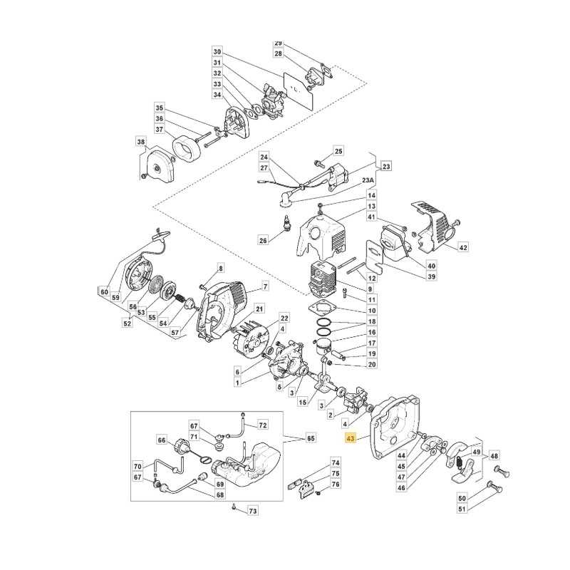 Flangia attacco lama ORIGINALE STIGA tagliasiepi HTM 60 - SHM 170 123208416/0