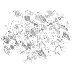 Bride de démarrage BLUEBIRD ORIGINAL pour tronçonneuse CS 390 CS590-108 | NewgardenParts.com