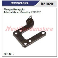 Flangia fissaggio Marmitta silenziatore HUSQVARNA motosega R210201 | NewgardenParts.com