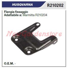 Flangia fissaggio Marmitta silenziatore HUSQVARNA motosega R210202 | NewgardenParts.com