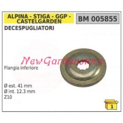 Flangia inferiore coppia conica ALPINA decespugliatore 005855 | NewgardenParts.com