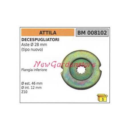 Lower bevel gear pair flange ATTILA brushcutter 008102 | NewgardenParts.com
