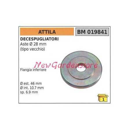Lower bevel gear pair flange ATTILA brushcutter 019841 | NewgardenParts.com