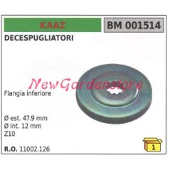 Flangia inferiore coppia conica KAAZ decespugliatore 001514 | NewgardenParts.com