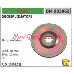 Flangia inferiore coppia conica KAAZ decespugliatore 003062 | NewgardenParts.com