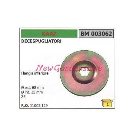 Lower bevel gear pair flange KAAZ brushcutter 003062 | NewgardenParts.com
