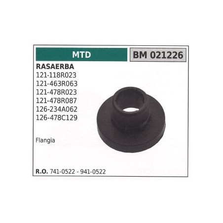 Flangia MTD rasaerba tosaerba tagliaerba 121-118R023 021226 | NewgardenParts.com