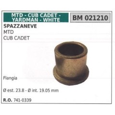 Flangia MTD spazzaneve 021210 | NewgardenParts.com