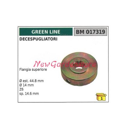 Flangia superiore coppia conica GREENLINE decespugliatore 017391 | NewgardenParts.com