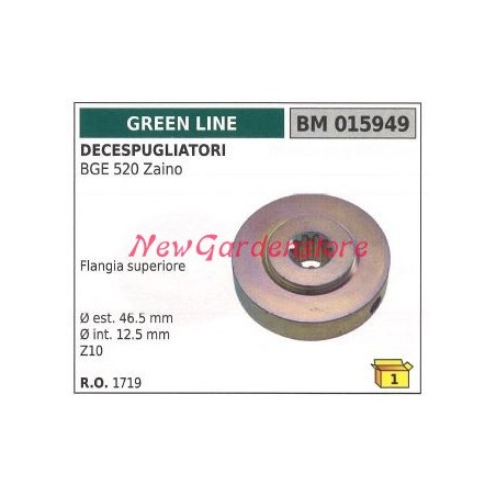 Flangia superiore coppia conica GREENLINE decespugliatore BGE 520 015949 | NewgardenParts.com