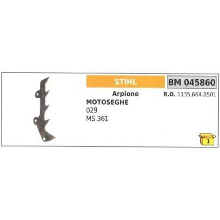 Harpon STIHL pour tronçonneuse 029 MS 361 045860 | NewgardenParts.com
