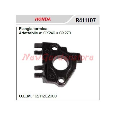 Flangia termica aspirazione HONDA motopompa GX240 270 R411107 | NewgardenParts.com