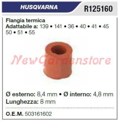 Flangia termica aspirazione HUSQVARNA motosega 139 141 36 40 41 45 R125160 | NewgardenParts.com