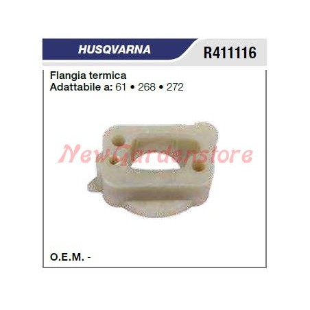 Flangia termica aspirazione HUSQVARNA motosega 61 268 272 R411116 | NewgardenParts.com