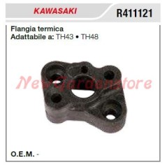 Flangia termica aspirazione KAWASAKI tagliasiepe TH43 48 R411121 | NewgardenParts.com